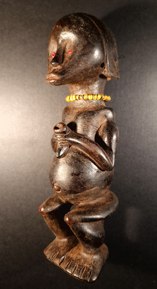 Gabon. Statuette en terre cuite Fang (13afr)