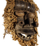 Masque Wè aux yeux tubulaires – Côte d’Ivoire