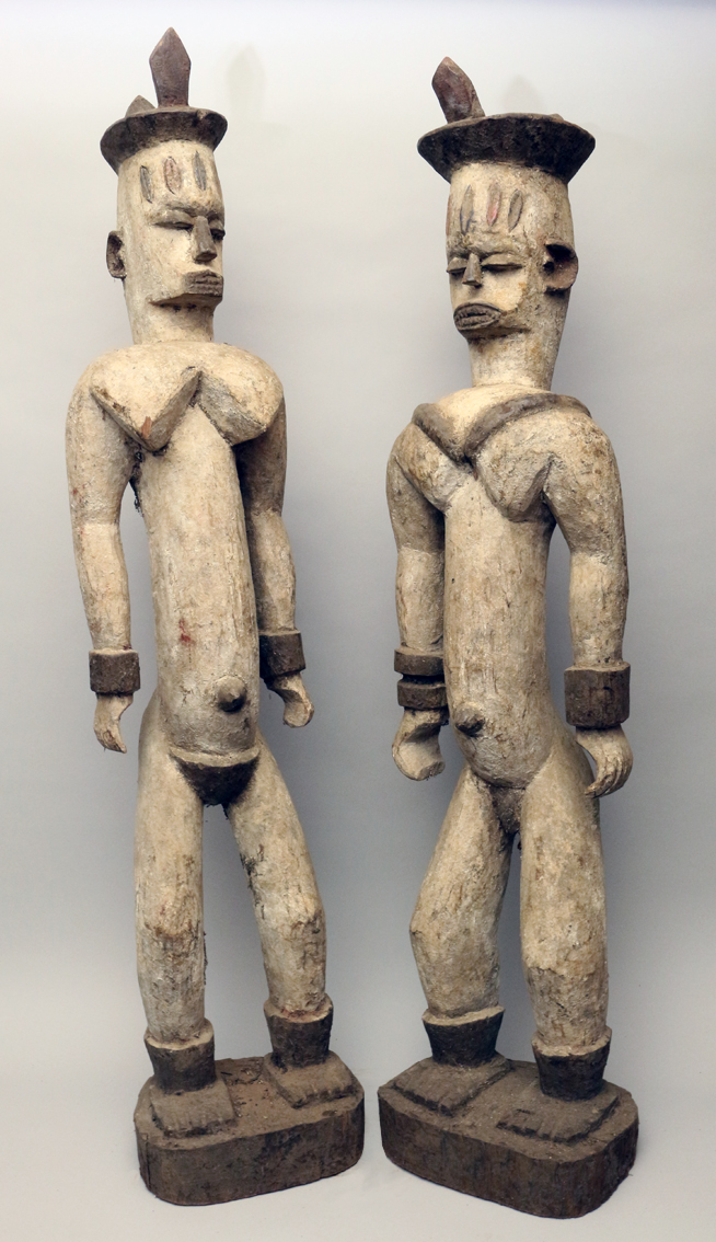 Nigéria. Couple de statue Ijo (331afr)